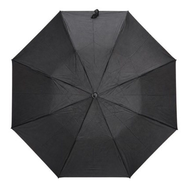 BRUNO ομπρέλα βροχής BRN-0325, σπαστή, αυτόματη, Φ104cm, αντιανεμική, με θήκη, μαύρη