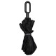 BRUNO ομπρέλα βροχής BRN-0325, σπαστή, αυτόματη, Φ104cm, αντιανεμική, με θήκη, μαύρη