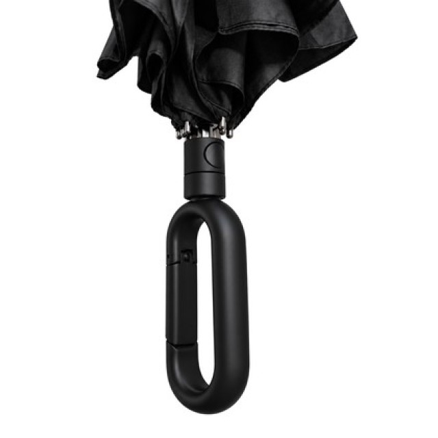 BRUNO ομπρέλα βροχής BRN-0325, σπαστή, αυτόματη, Φ104cm, αντιανεμική, με θήκη, μαύρη