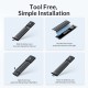 ORICO θήκη για M.2 NVMe & SATA SSD PWDM2-G2, 10Gbps, tool free, μπλε ORICO θήκη για M.2 NVMe & SATA SSD PWDM2-G2, 10Gbps, tool free, μπλε