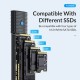 ORICO θήκη για M.2 NVMe & SATA SSD PWDM2-G2, 10Gbps, tool free, μπλε ORICO θήκη για M.2 NVMe & SATA SSD PWDM2-G2, 10Gbps, tool free, μπλε