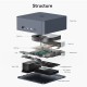 BEELINK mini PC EQi13, Intel i5-13420H, 16GB, 500GB M.2, Windows 11 Pro
