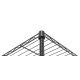 HOME USE μεταλλική ραφιέρα HUH-0270 με 5 ράφια, 90x35x175cm, μαύρη