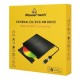POWERTECH εξωτερικός οδηγός εγγραφής/ανάγνωσης CD/DVD PT-1678, USB/USB-C σύνδεση, μαύρος