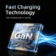 POWERTECH σταθμός φόρτισης PT-1687, 4x USB & 6x USB-C, GaN, 165W, γκρι