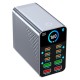 POWERTECH σταθμός φόρτισης PT-1687, 4x USB & 6x USB-C, GaN, 165W, γκρι