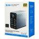 POWERTECH σταθμός φόρτισης PT-1687, 4x USB & 6x USB-C, GaN, 165W, γκρι