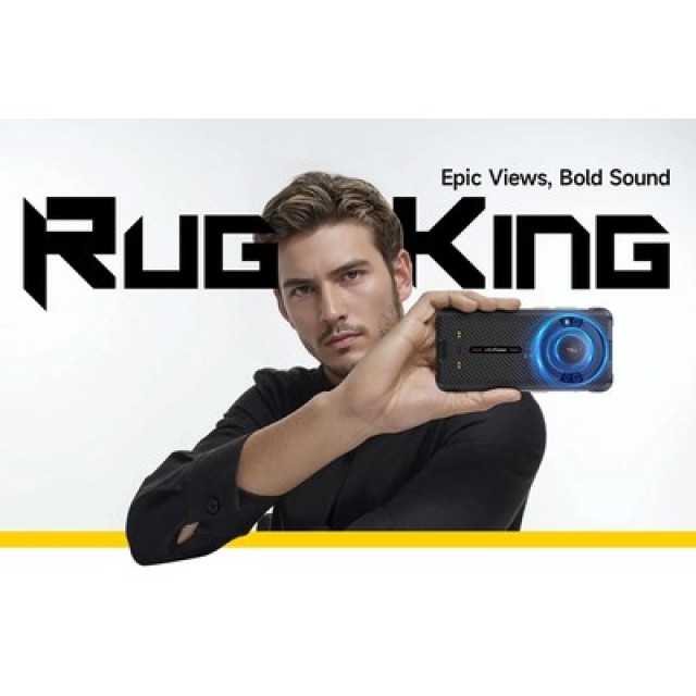 ULEFONE smartphone RugKing με ηχείο 3.5W, 5.99", 8/128GB, 9600mAh, IP68/IP69K/MIL-STD-810H, μαύρο ULEFONE smartphone RugKing με ηχείο 3.5W, 5.99", 8/128GB, 9600mAh, IP68/IP69K/MIL-STD-810H, μαύρο