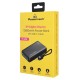 POWERTECH power bank PT-1639 με οθόνη & καλώδιο, 10000mAh, 65W, γκρι