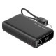 POWERTECH power bank PT-1641 με οθόνη & καλώδιο, 10000mAh, 22.5W, μαύρο