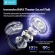 CELEBRAT earphones με θήκη φόρτισης W74, OWS, 10mm, 25/250mAh, μαύρα