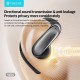 CELEBRAT earphones με θήκη φόρτισης W84, OWS, 13mm, 30/300mAh, μαύρα