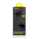 CELEBRAT earphones με μικρόφωνο G3, 3.5mm σύνδεση, Φ10mm, 1.2m, μαύρα