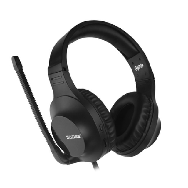 SADES Gaming Headset Spirits SA-721, multiplatform, 3.5mm, μαύρα