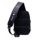 ARCTIC HUNTER τσάντα Crossbody XB-00081, USB, 6L, μαύρη