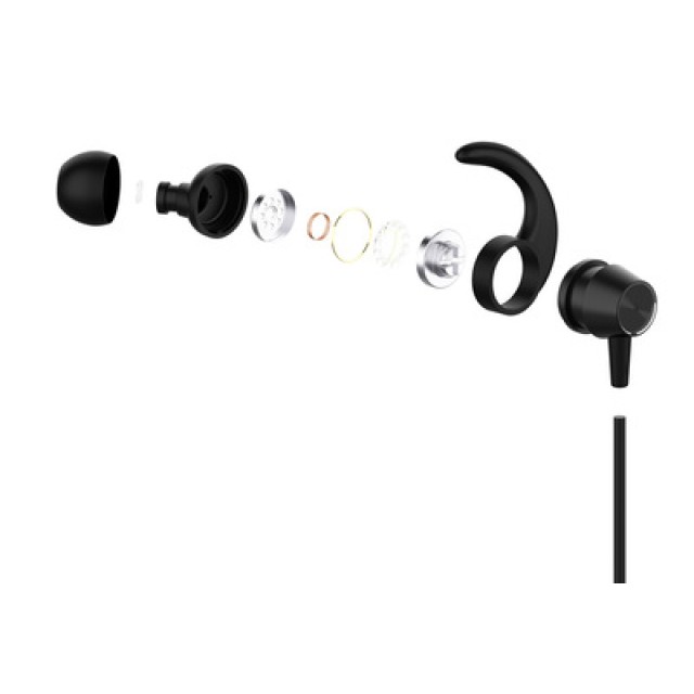 YISON Bluetooth earphones E14 με μικρόφωνο HD, Magnetic, 10mm, μαύρα