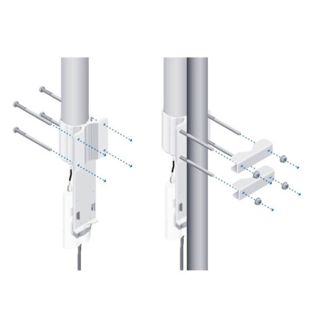 UBIQUITI AMO-2G13 2.4GHz AirMax Dual Polarity 13dBi Omni Antenna