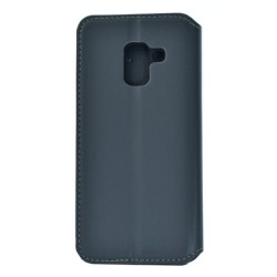 POWERTECH Θήκη Slim Leather για Samsung A5 2018, γκρι