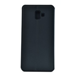 POWERTECH Θήκη Slim Leather για Samsung J6 Plus 2018, μαύρη