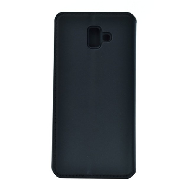 POWERTECH Θήκη Slim Leather για Samsung J6 Plus 2018, μαύρη