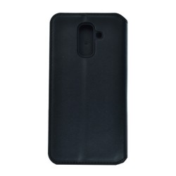 POWERTECH Θήκη Slim Leather για Samsung A6 Plus 2018, μαύρη