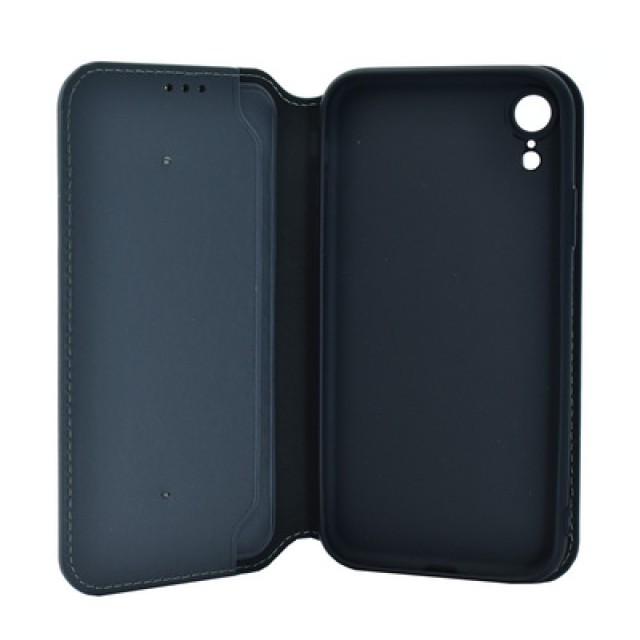 POWERTECH Θήκη Slim Leather για iPhone XR, γκρι