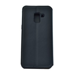 POWERTECH Θήκη Slim Leather για Samsung A5 2018, μαύρη