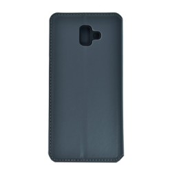 POWERTECH Θήκη Slim Leather για Samsung J6 Plus 2018, γκρι