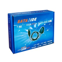 POWERTECH Converter USB 2.0 σε IDE & SATA CAB-U122, με τροφοδοσία, 0.8m