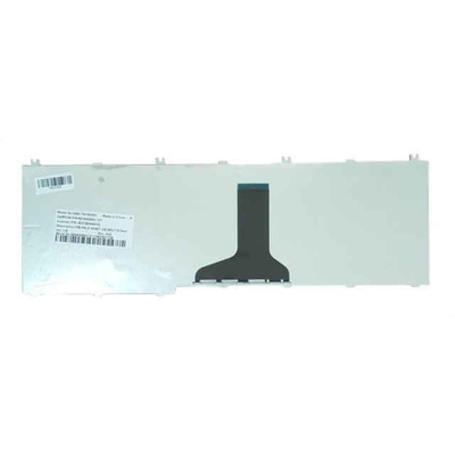 Πληκτρολόγιο για Toshiba Satellite Pro C650/C660/L650/L670, US, λευκό