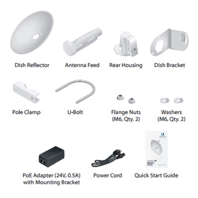 UBIQUITI Access point PBE-M5-300, outdoor, 5GHz, 2x22dBi, AirMAX