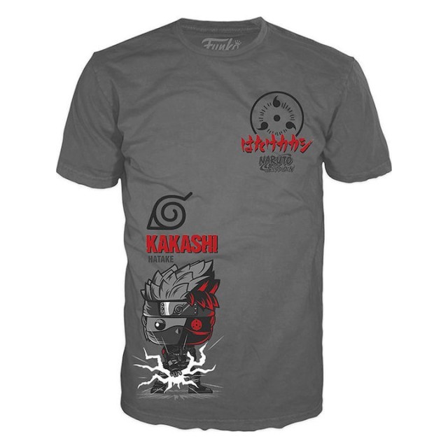 Funko Pop Tee Naruto Kakashi Split M