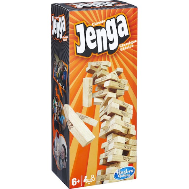 Επιτραπέζιο Παιχνίδι Jenga για 1+ Παίκτες 6+ Ετών Hasbro