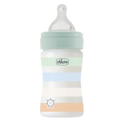 Chicco Πλαστικό Μπιμπερό Well Being Κατά των Κολικών Μπλε 150ml Για 0+ Μηνών