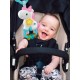 Baby Clementoni Βρεφική Ηλεκτρονική Κουδουνίστρα Μονόκερος Για 3+ Μηνών