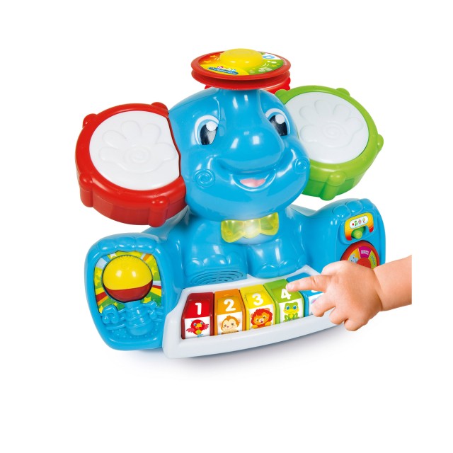 Baby Clementoni Βρεφικό Εκπαιδευτικό Ελεφαντούλης Μαεστρούλης Για 10+ Μηνών Baby Clementoni Βρεφικό Εκπαιδευτικό Ελεφαντούλης Μαεστρούλης Για 10+ Μηνών