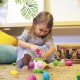 Lalaboom Βρεφικός Εκπαιδευτικός  Μίνι Κύβος Με Χάντρες Και Αξεσουάρ 9 Τμχ Για 10-36 Μηνών