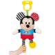Baby Clementoni Disney Baby Βρεφικό Παιχνίδι Mickey Χνουδωτό-Κουδουνίστρα Για 6+ Μηνών