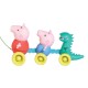 Tomy Toomies Βρεφικό Παιχνίδι Συρόμενο Οικογένεια Peppa Pig Για 18+ Μηνών