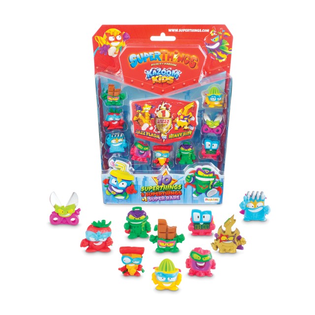 Superthings Μικροπλάσματα Kazoom Kids Blister  9+1 Φιγούρες Για 3+ Χρονών