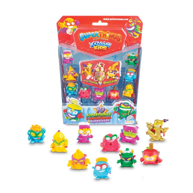 Superthings Μικροπλάσματα Kazoom Kids Blister  9+1 Φιγούρες Για 3+ Χρονών