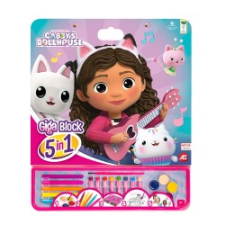 Giga Block 5 Σε 1 Σετ Ζωγραφικής DreamWorks Gabby's Dollhouse Για 3+ Χρονών