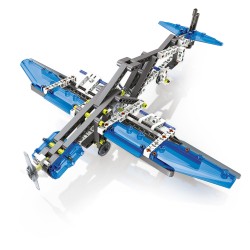 Μαθαίνω Και Δημιουργώ Build Εκπαιδευτικό Παιχνίδι Εργαστήριο Μηχανικής Αεροπλάνα Και Ελικόπτερα 8+.