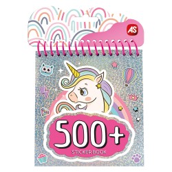 AS Sticker Book Τετράδιο Με 500 Αυτοκόλλητα Για 3+ Χρονών