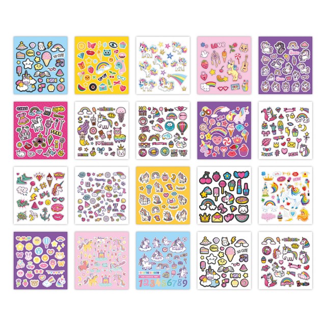 AS Sticker Book Τετράδιο Με 500 Αυτοκόλλητα Για 3+ Χρονών