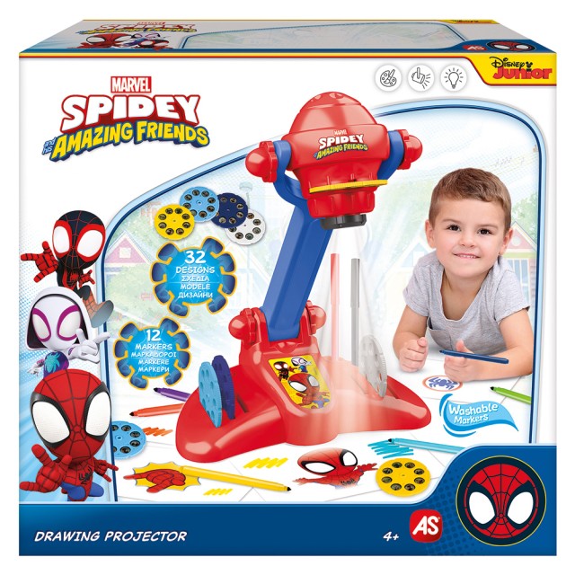 AS Προτζέκτορας Ζωγραφικής Marvel Spidey & His Amazing Friends Για 4+ Χρονών