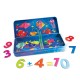 HappiHobbi Magnet Tin Γράμματα & Αριθμοί Εκπαιδευτικοί Χάρτινοι Μαγνήτες Για 3+ Χρονών