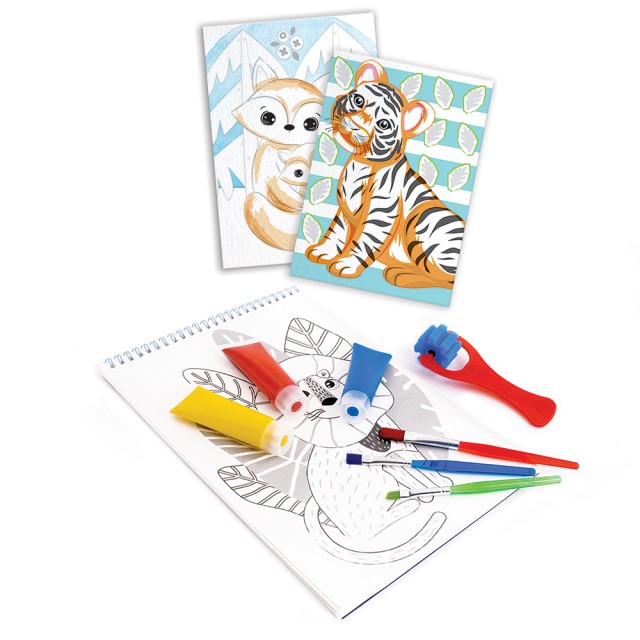 HappiHobbi Εργαστήριο Ζωγραφικής Junior Χρώματα Νερομπογιάς Για 4+ Χρονών HappiHobbi Εργαστήριο Ζωγραφικής Junior Χρώματα Νερομπογιάς Για 4+ Χρονών