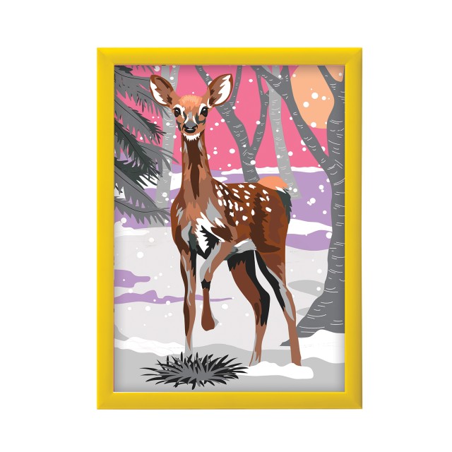 Paint & Frame Paint by Numbers Snow Deer Για Ηλικίες 9+ Χρονών Paint & Frame Paint by Numbers Snow Deer Για Ηλικίες 9+ Χρονών