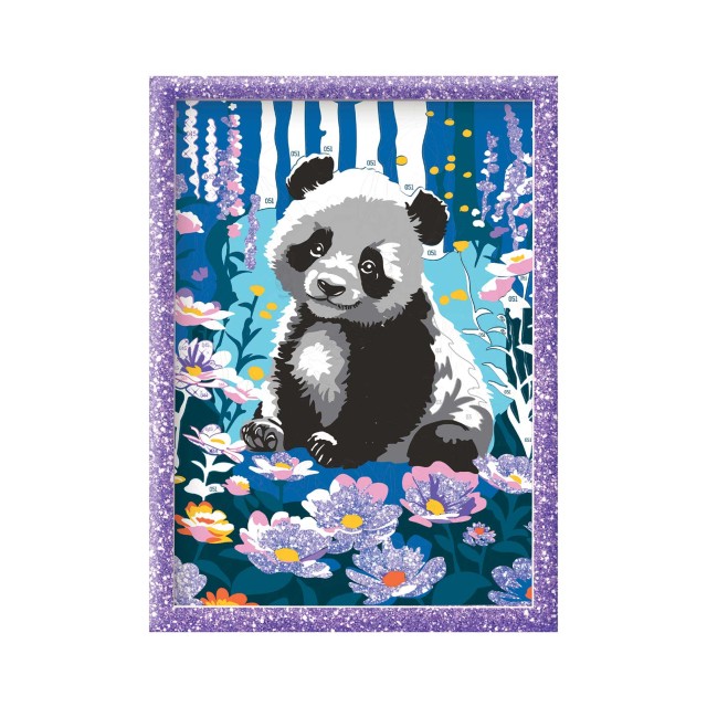 HappiHobbi Paint & Frame Paint by Numbers Dreamy Panda Για Ηλικίες 9+ Χρονών HappiHobbi Paint & Frame Paint by Numbers Dreamy Panda Για Ηλικίες 9+ Χρονών